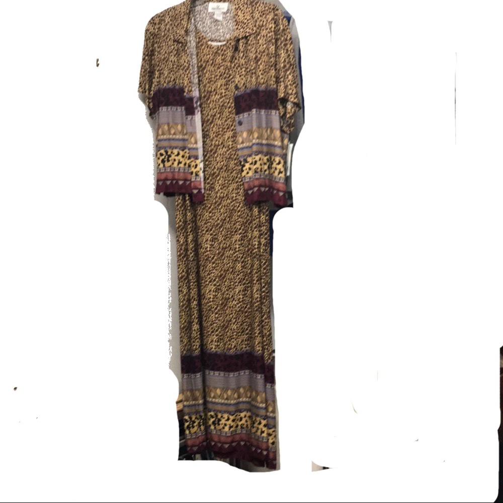 NWT, size M, Maxi dress w/jacket